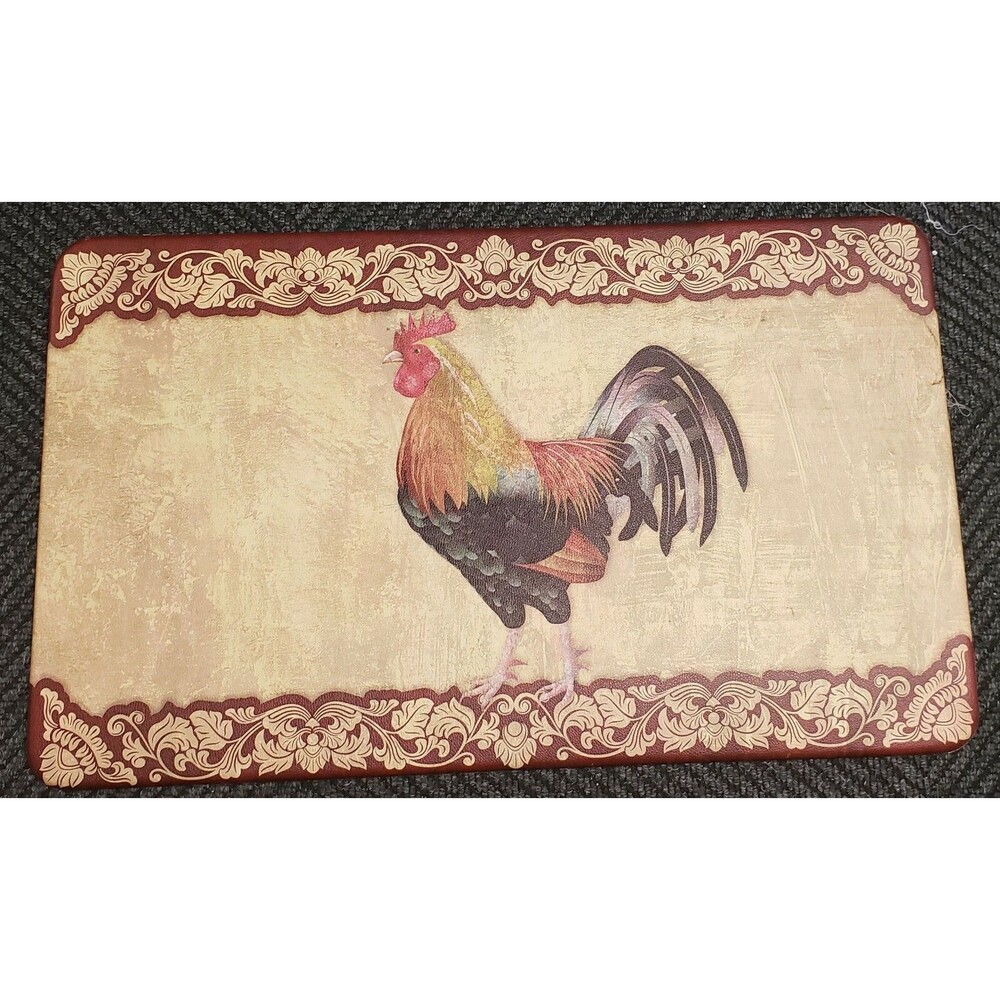ANTI-FATIGUE NON SLIP PVC FLOOR MAT (18" x 30") ROOSTER # 4, Master Chef